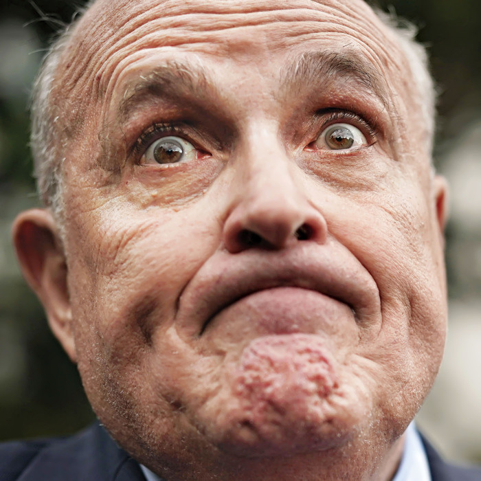 Rudy Giuliani face close up
